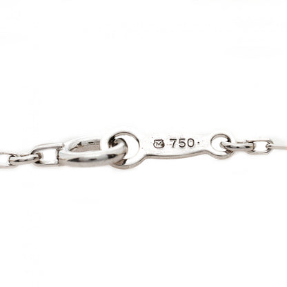 Mikimoto 18K White Gold 5mm Akoya Pearl Station Bracelet 3 of 4
