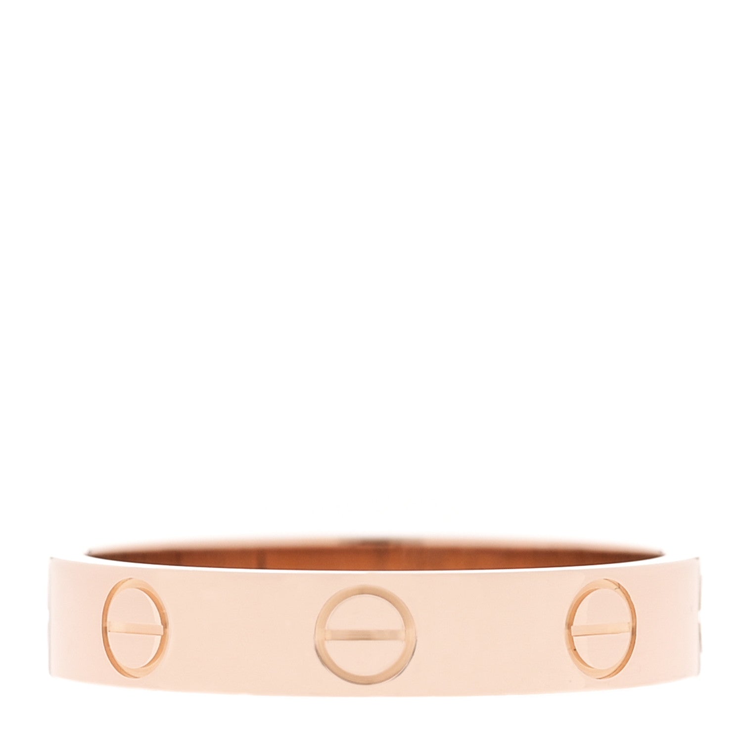 Cartier 18K Pink Gold 3.5mm LOVE Wedding Band Ring 53 6.5 3 of 4