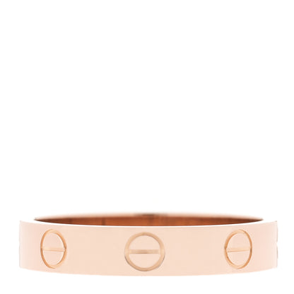 Cartier 18K Pink Gold 3.5mm LOVE Wedding Band Ring 53 6.5 3 of 4