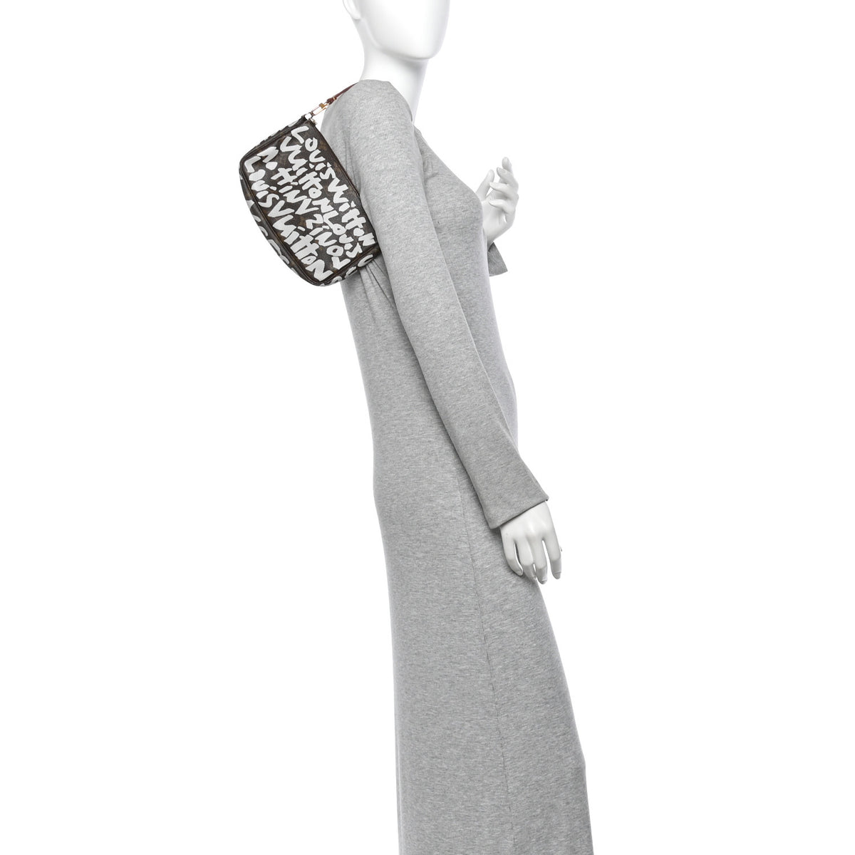 Monogram Graffiti Pochette Accessories Silver