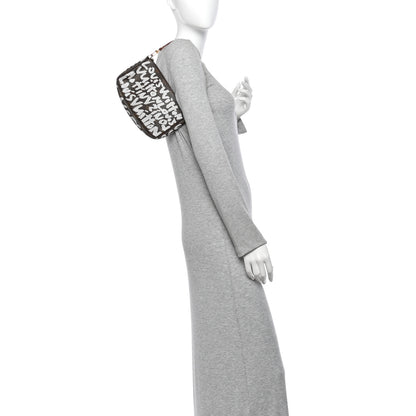 Louis Vuitton Monogram Graffiti Pochette Accessories Silver 2 of 14