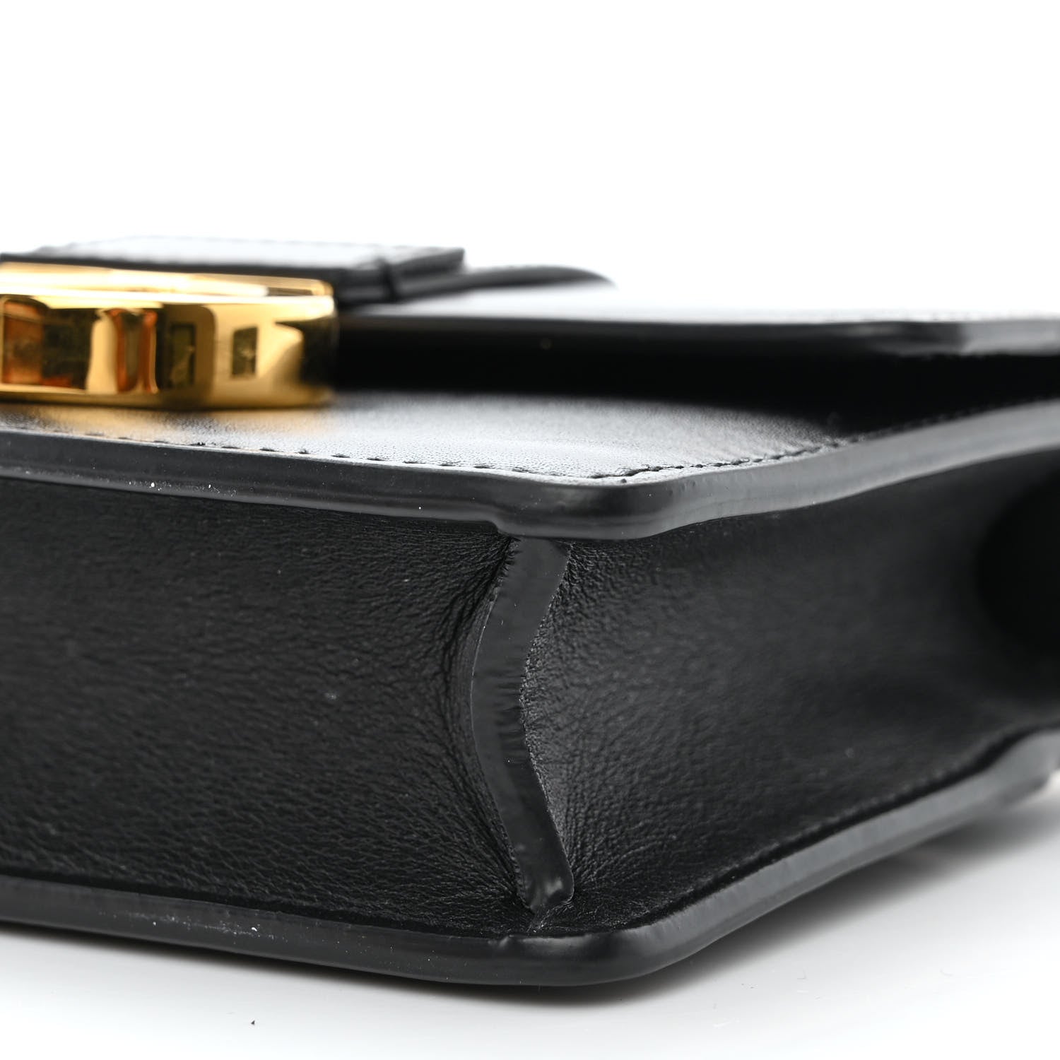 Christian Dior Smooth Calfskin Micro 30 Montaigne Flap Bag Black 10 of 10