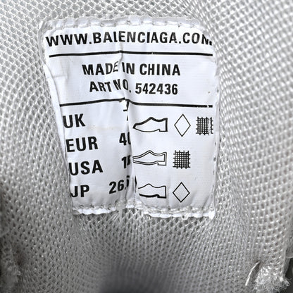 Balenciaga Mesh Nylon Womens Track Sneakers 40 White 9 of 10