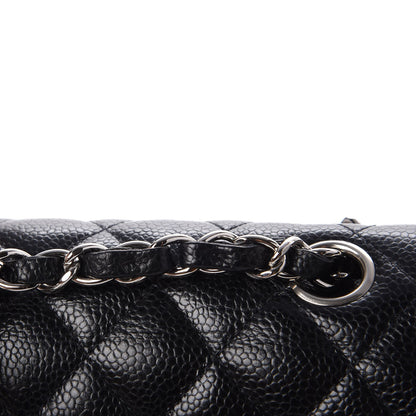 Chanel Caviar Quilted Medium Double Flap Black 11 of 13