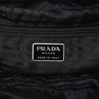 Prada Nylon Vela Medium Backpack Black 6 of 11