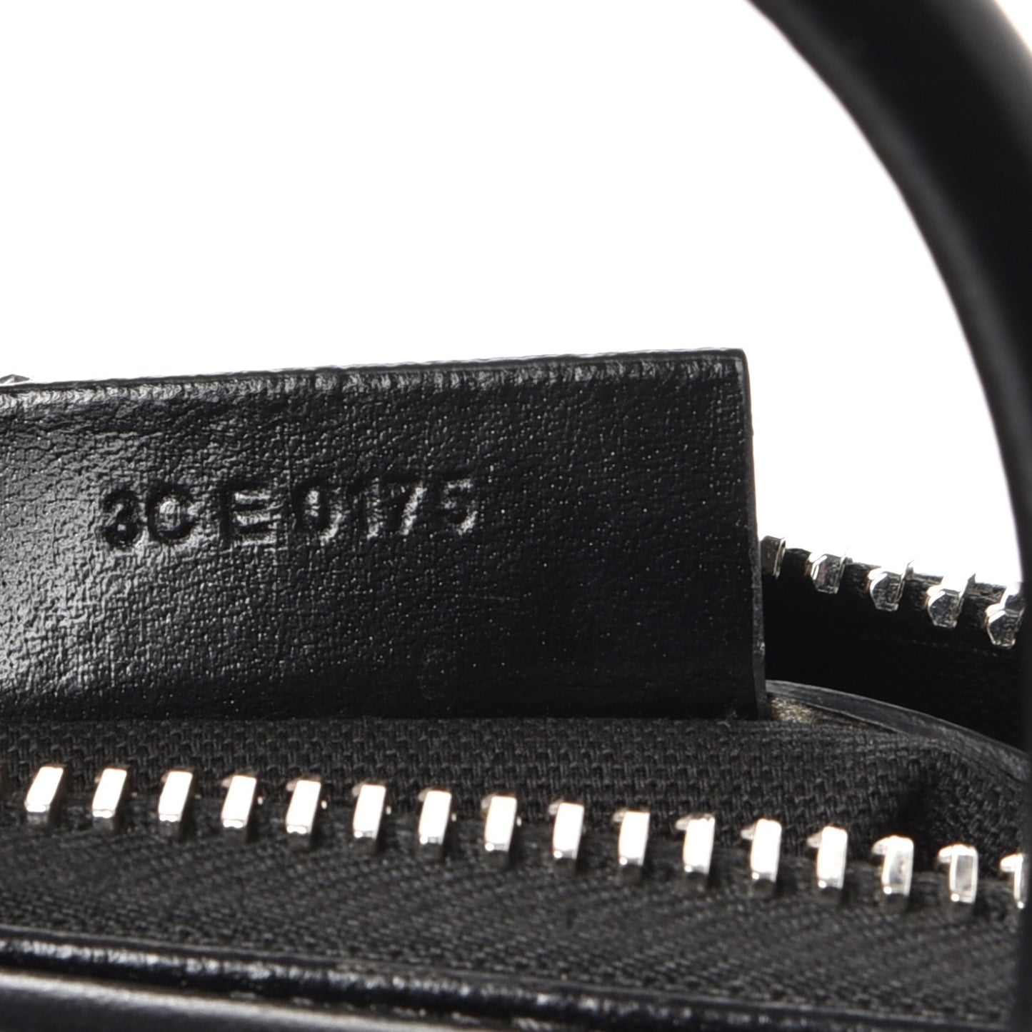 Shiny Lord Calfskin Mini Antigona Black