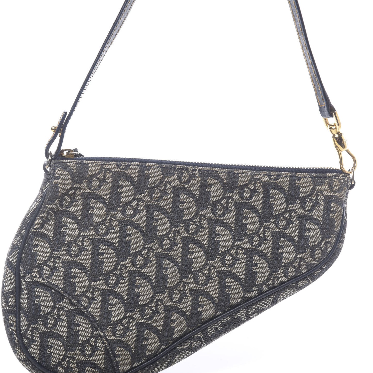 Monogram Mini Saddle Pochette Black