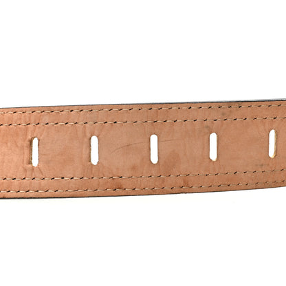 Fendi Metallic Patent B Belt 80 32 Gold 4 of 5