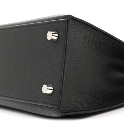 Hermes Epsom Kelly Sellier 25 Black 27 of 37