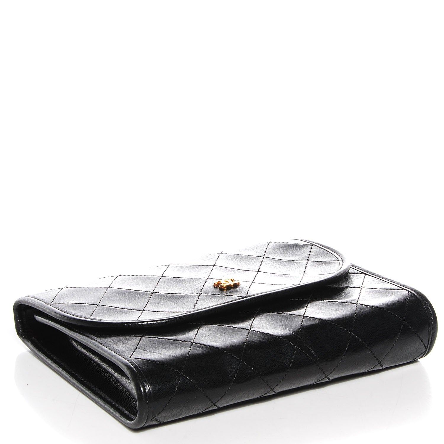 Chanel Lambskin Quilted Mini Evening Flap Black 4 of 8