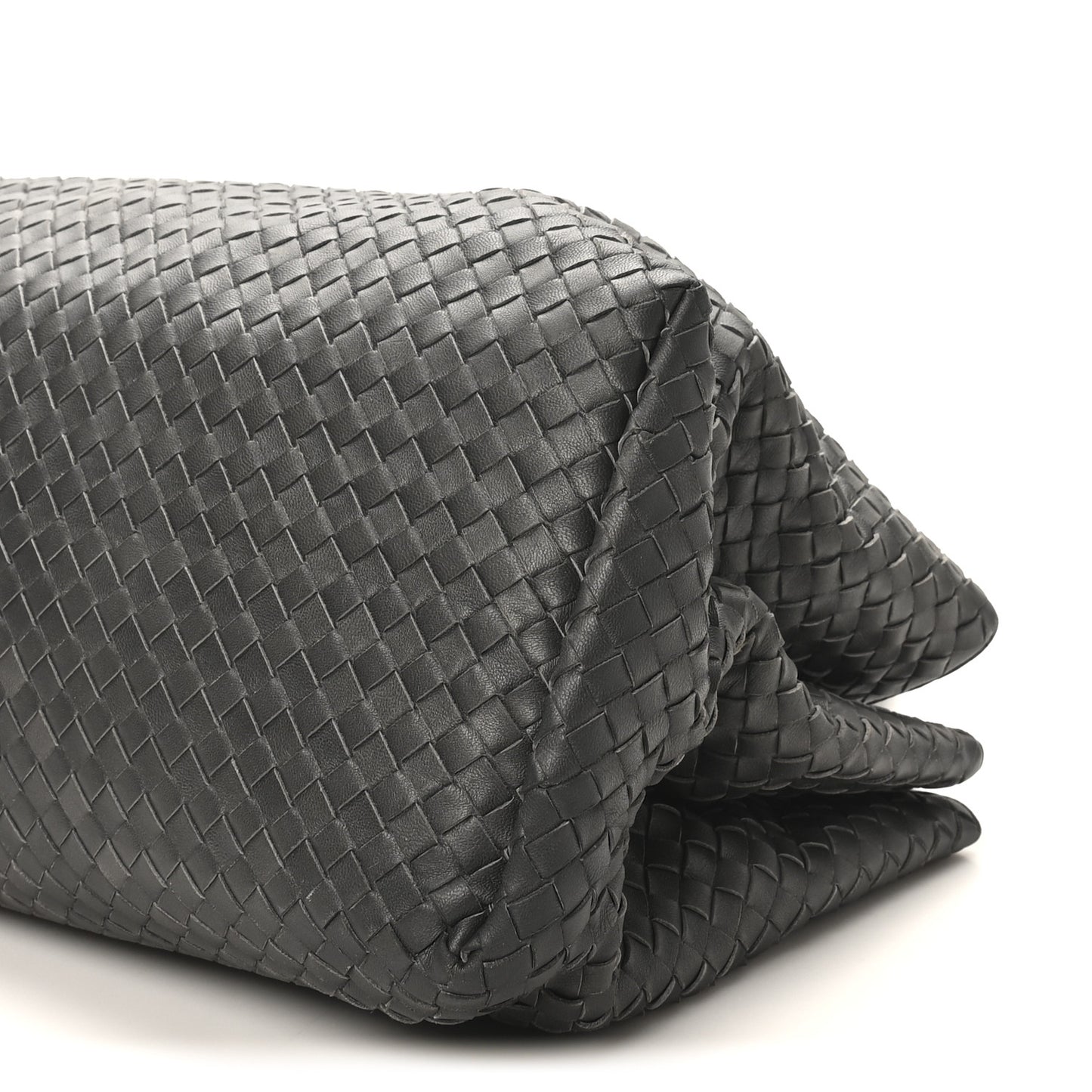 Nappa Intrecciato Medium Roma Tote Ferro Gray