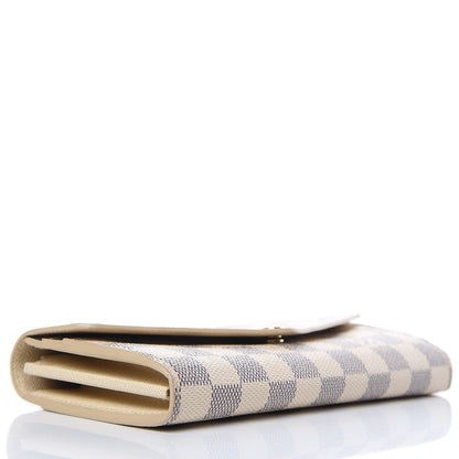 Louis Vuitton Damier Azur Sarah Wallet NM 5 of 10