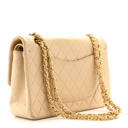 Chanel Lambskin Quilted Small Double Flap Beige 3 of 13