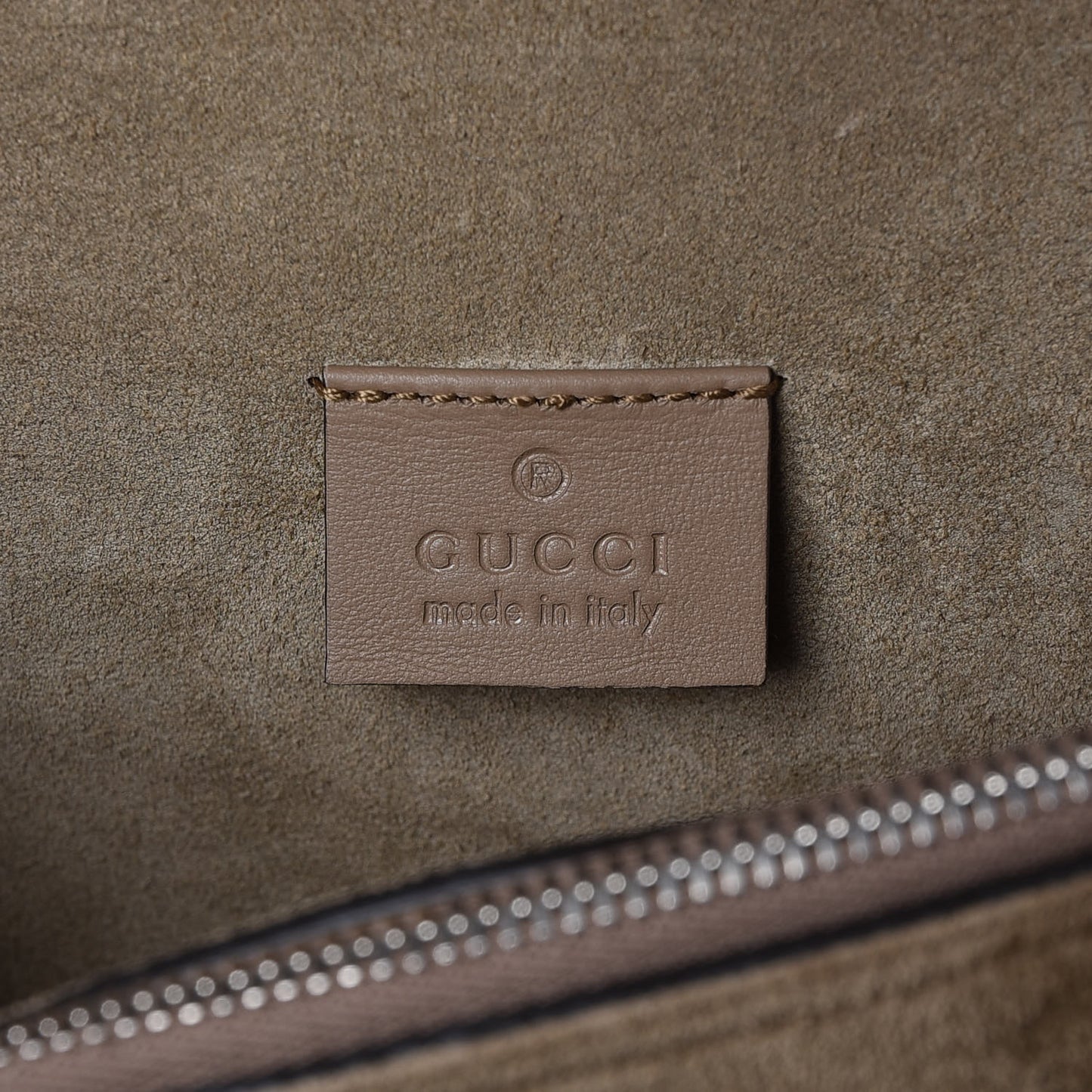 GG Supreme Monogram Small Dionysus Shoulder Bag Taupe