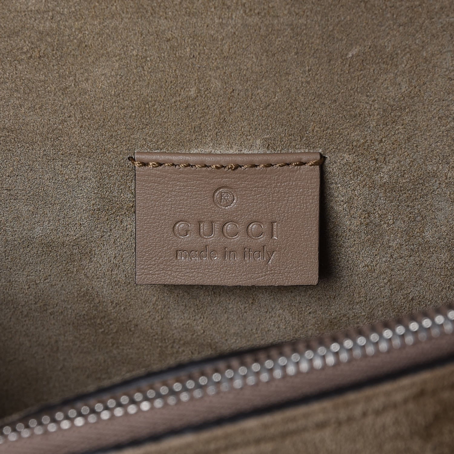 Gucci GG Supreme Monogram Small Dionysus Shoulder Bag Taupe 6 of 7