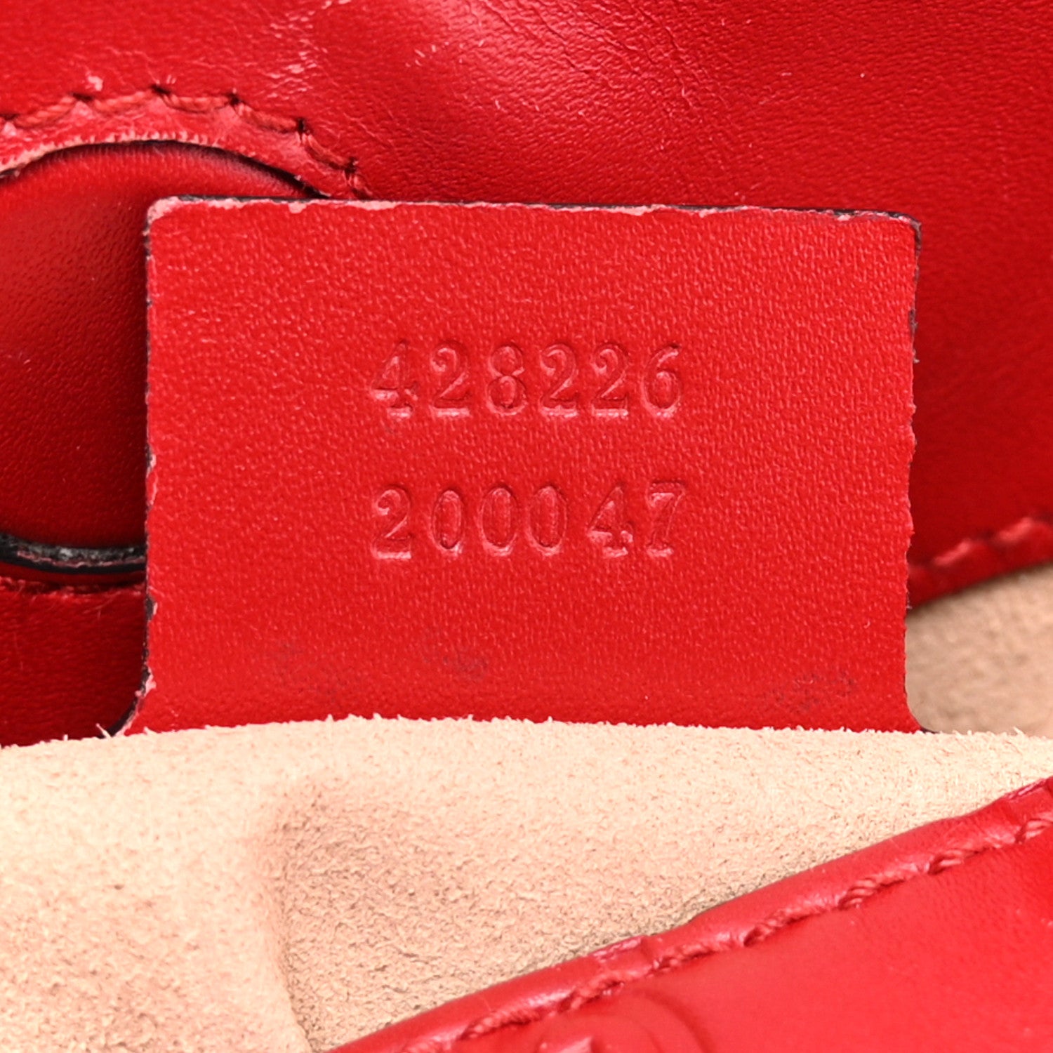 Gucci Guccissima Linea A Foldover Tote Red 7 of 12