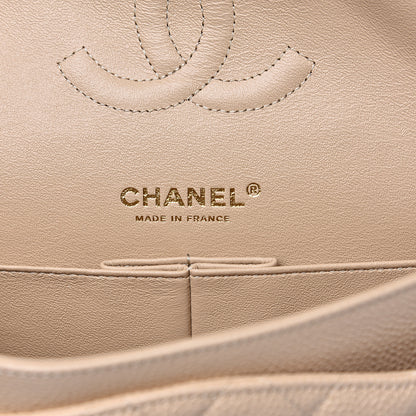 Chanel Caviar Quilted Medium Double Flap Beige Clair 5 of 11