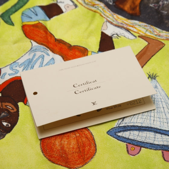 Louis Vuitton Silk William Wilson La Ronde Des Signes Scarf LTD ED 7 of 7
