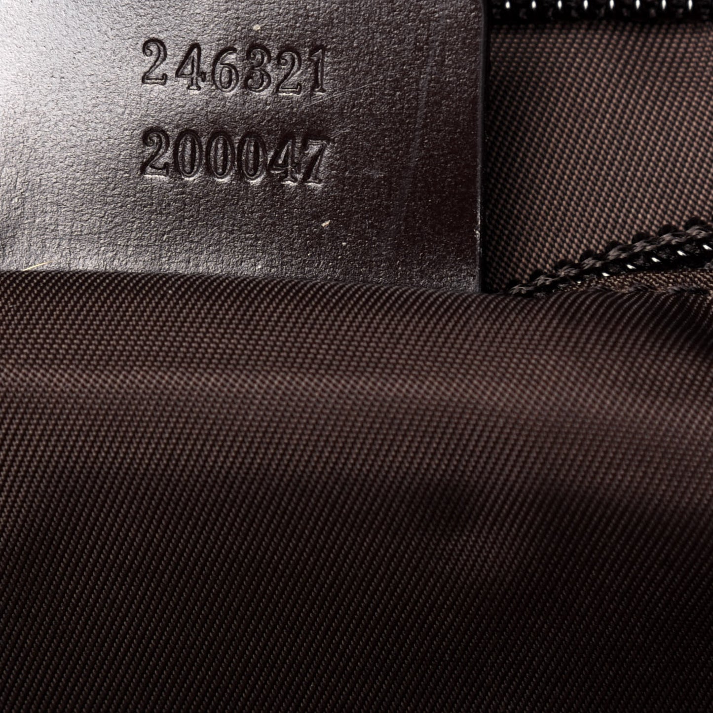 GG Supreme Monogram Large Interlocking G Double Buckle Backpack Dark Brown