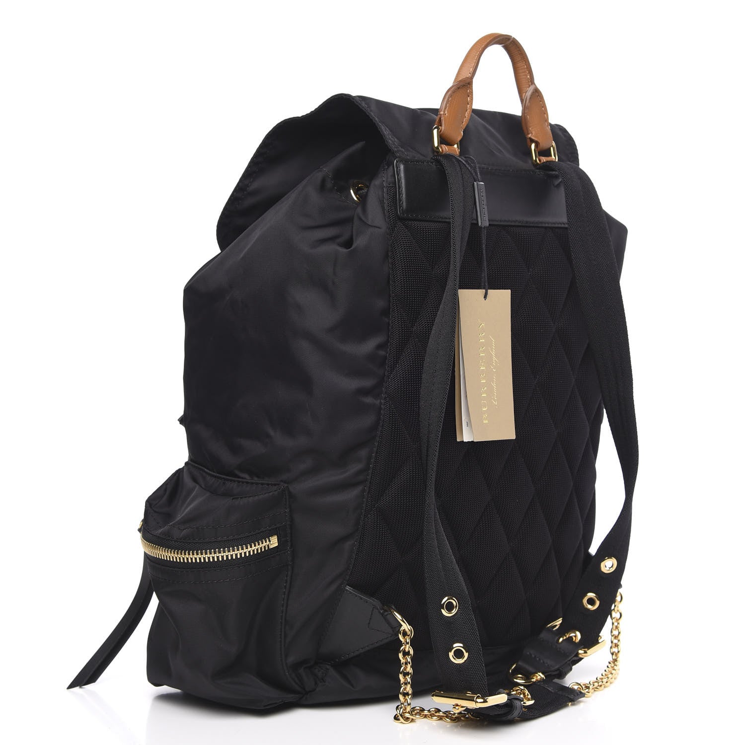Burberry Nylon Large Rucksack Backpack Black 2 of 9