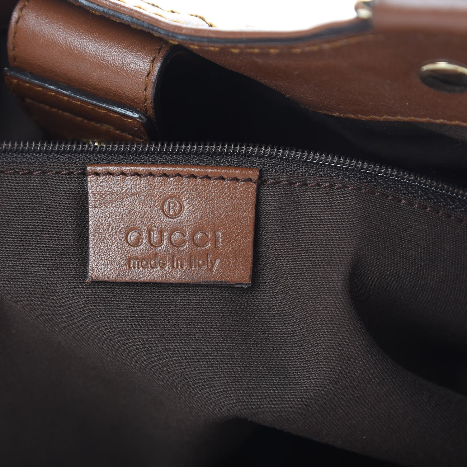 Gucci Monogram Medium Sukey Tote Brown 6 of 13