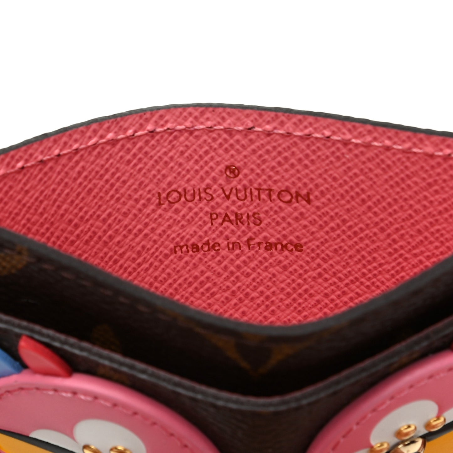 Monogram Lovely Birds Card Holder