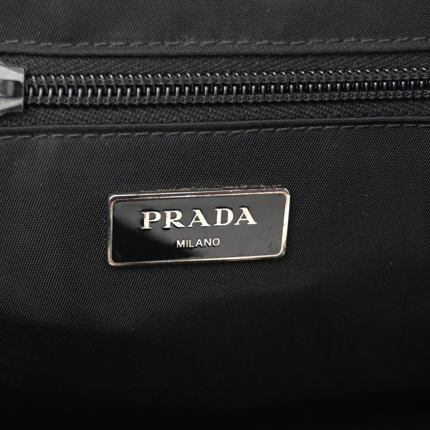 Prada Tessuto Nylon Montagna Double Buckle Backpack Black 6 of 11