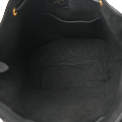 Louis Vuitton Calfskin Lockme Bucket MM Black 5 of 11