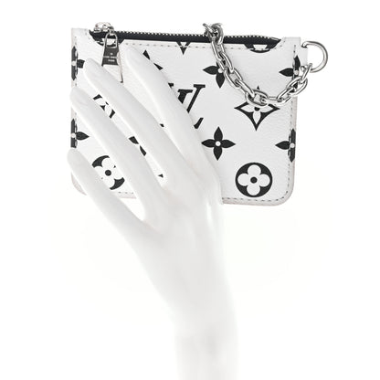 Louis Vuitton Monogram Marelle Pochette Black White 2 of 8