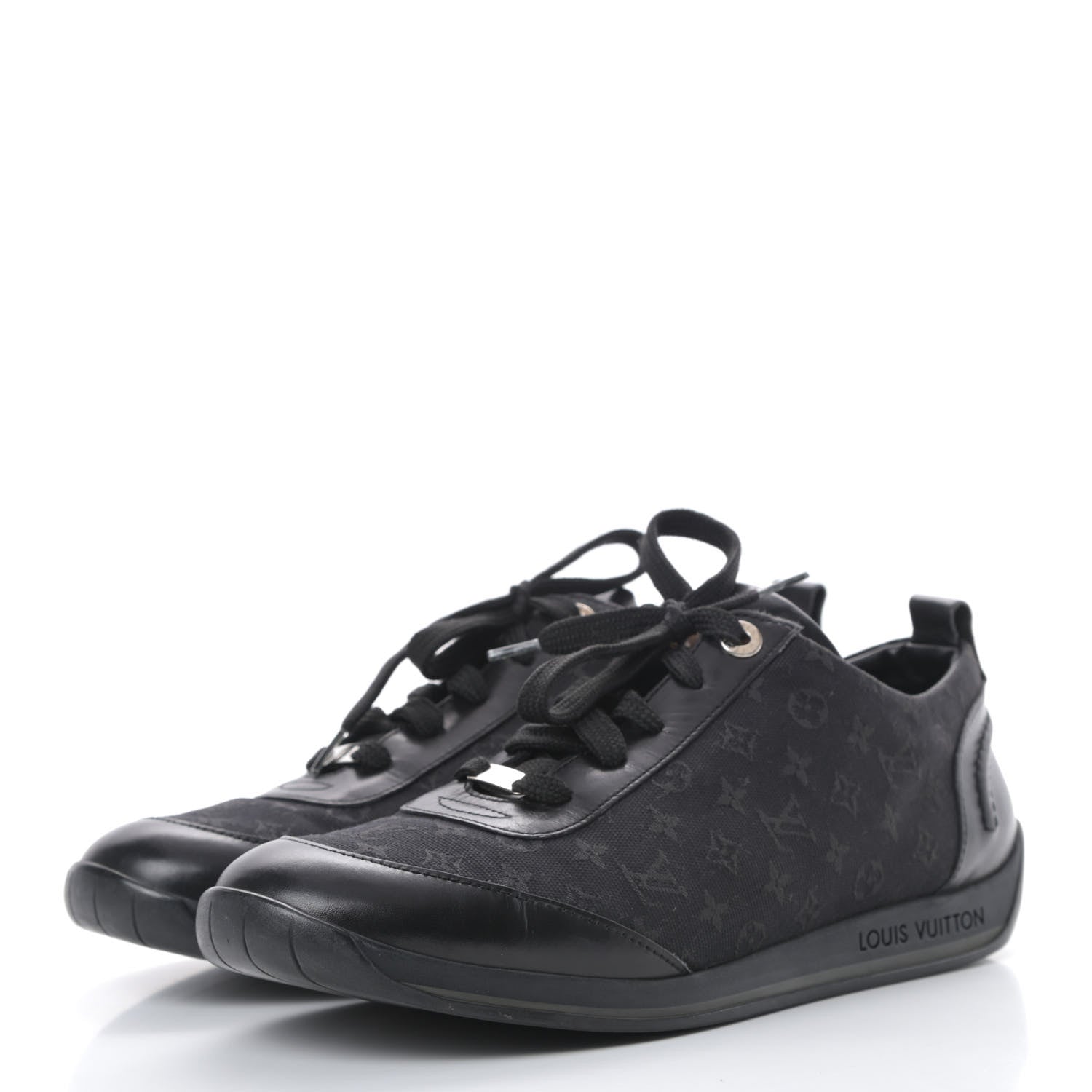 Louis Vuitton Monogram Idylle Sneakers 39 Black 3 of 12
