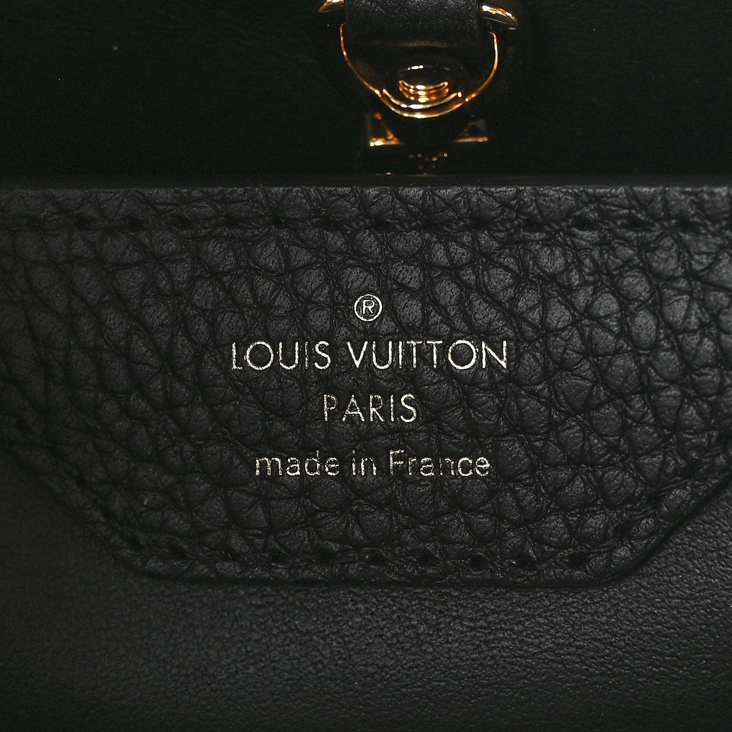 Louis Vuitton Taurillon Capucines Leopard BB Black 6 of 10