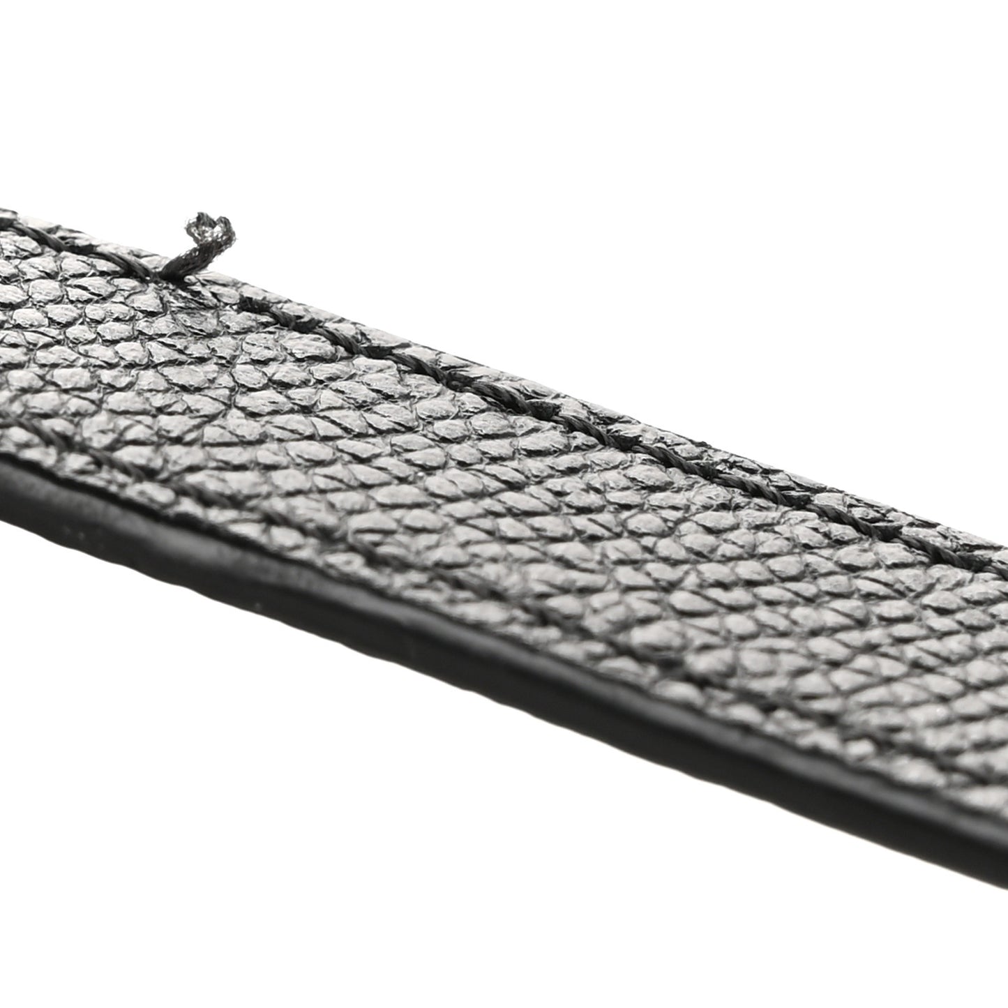 Grained Calfskin Micro Belt Bag Black