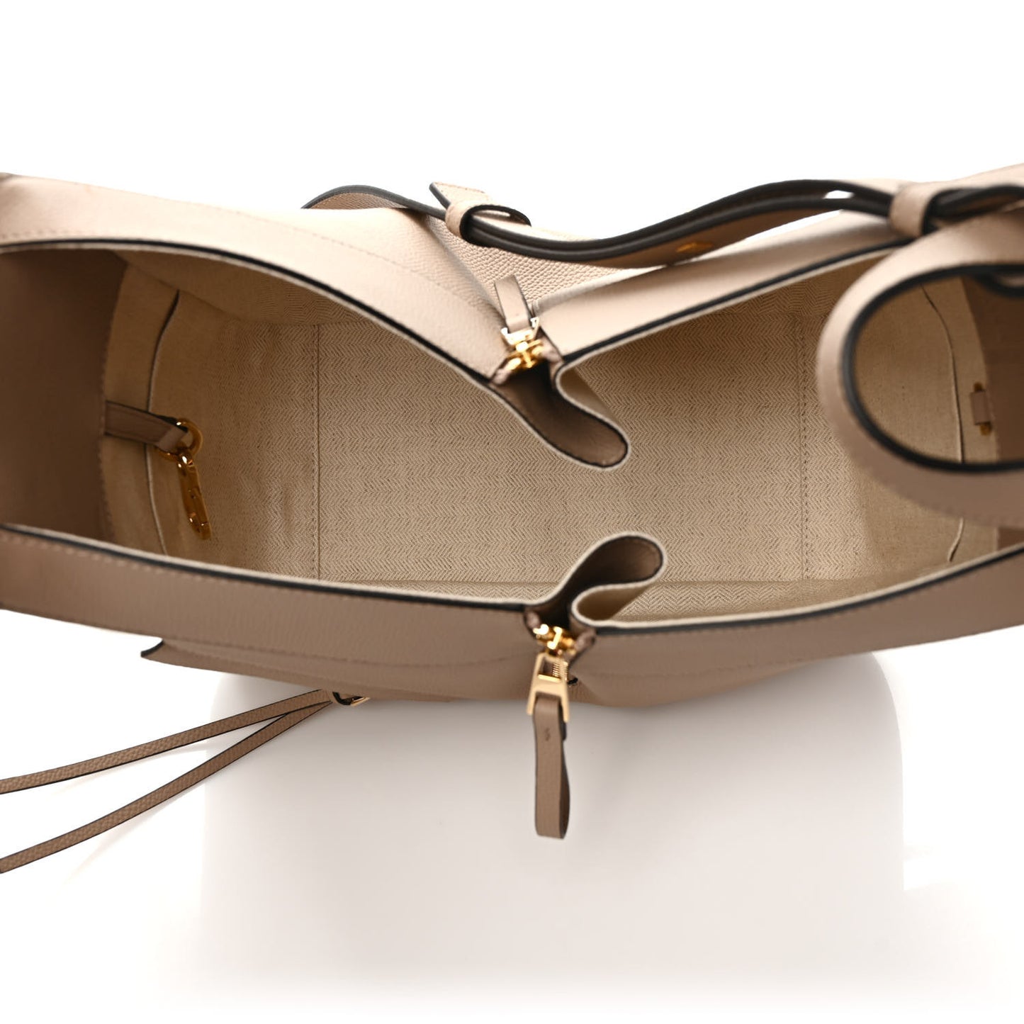 Grained Calfskin Small Hammock Shoulder Bag Sand