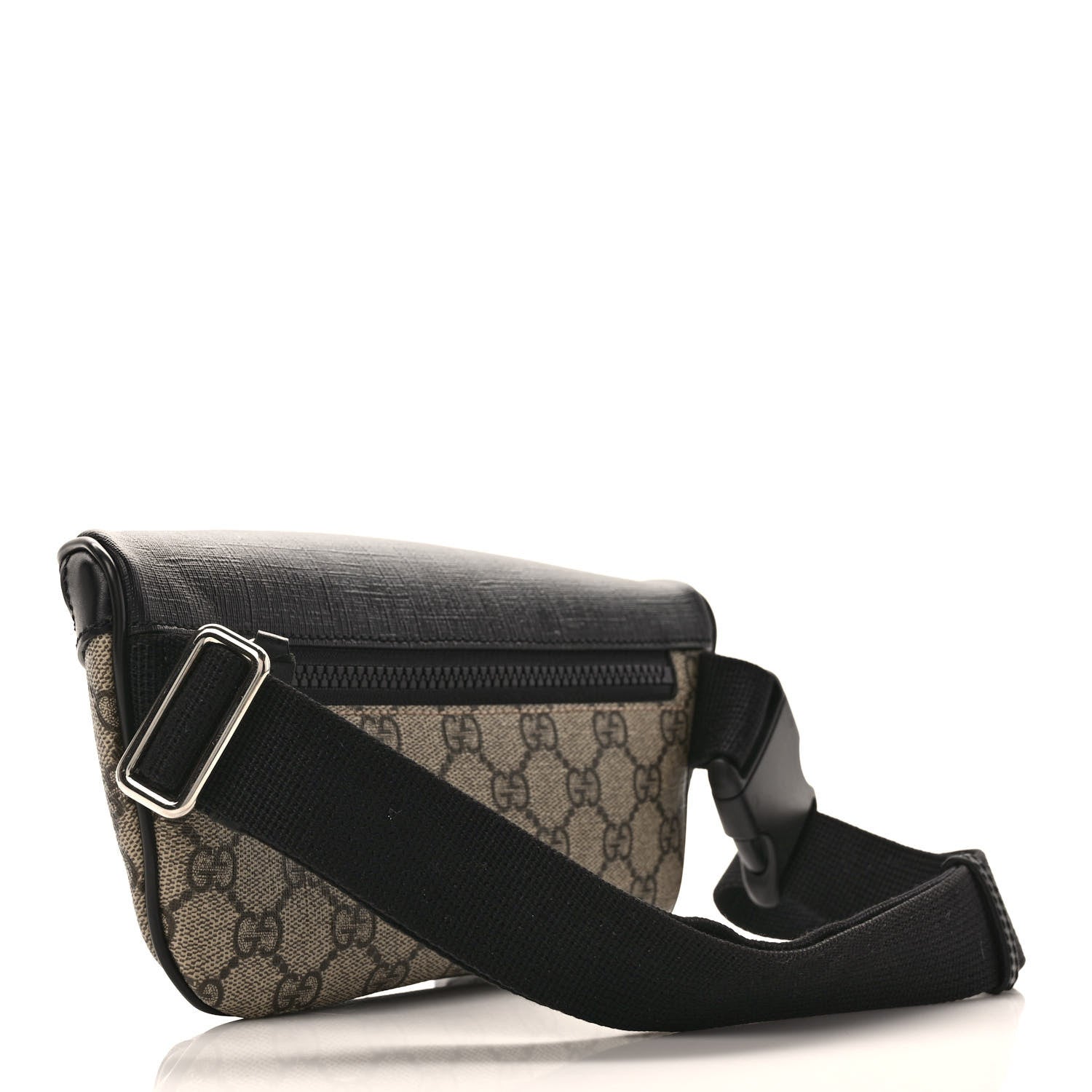 Gucci GG Supreme Monogram Belt Bag Black 3 of 8