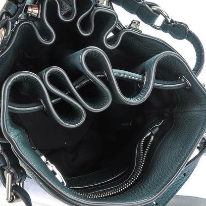 Alexander Wang Pebbled Calfskin Small Diego Bucket Bag Varsity Nickel Hardware 5 of 7
