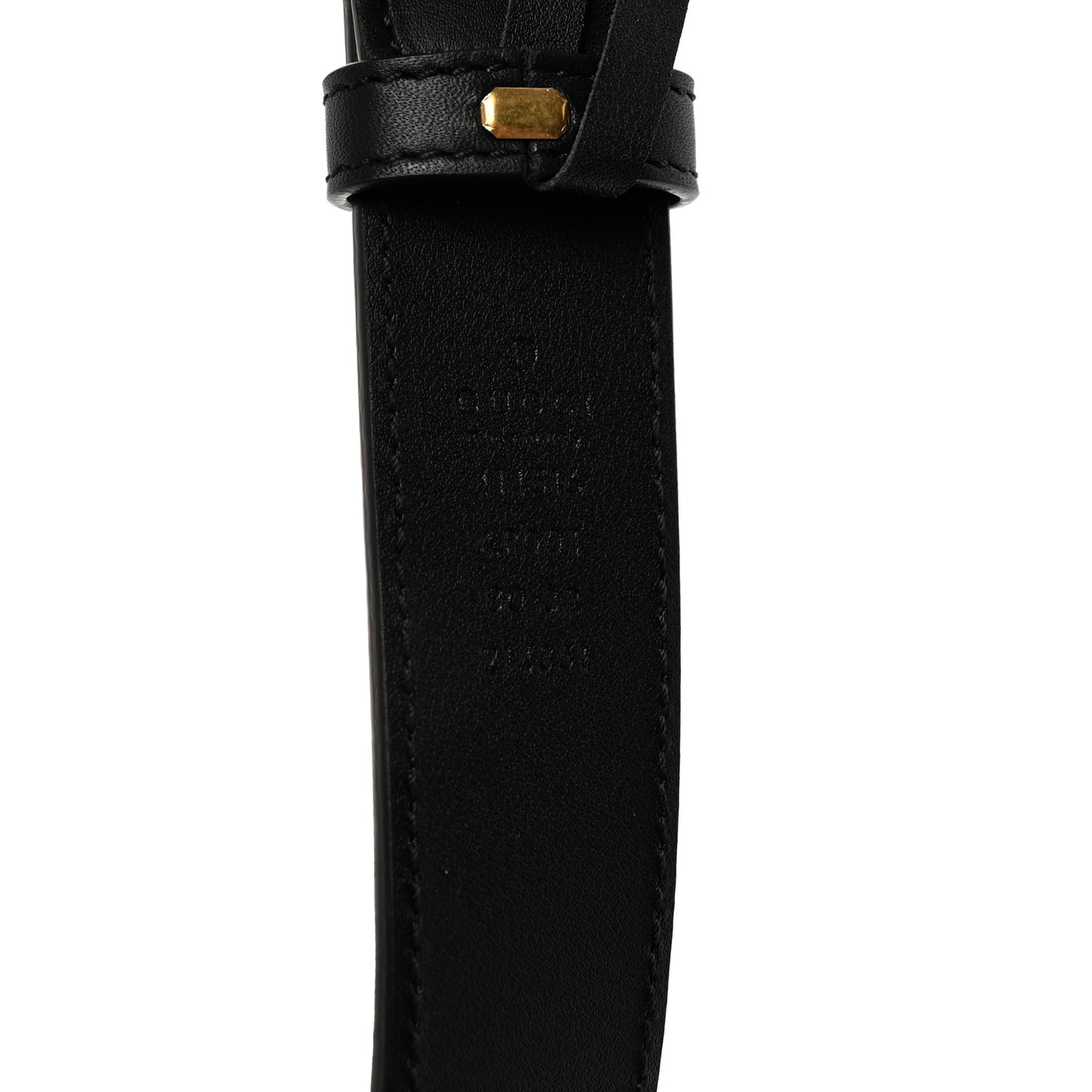Calfskin Double G 30mm Belt 80 32 Black