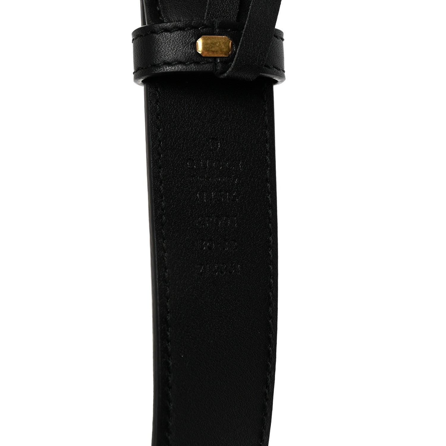 Gucci Calfskin Double G 30mm Belt 80 32 Black 5 of 6