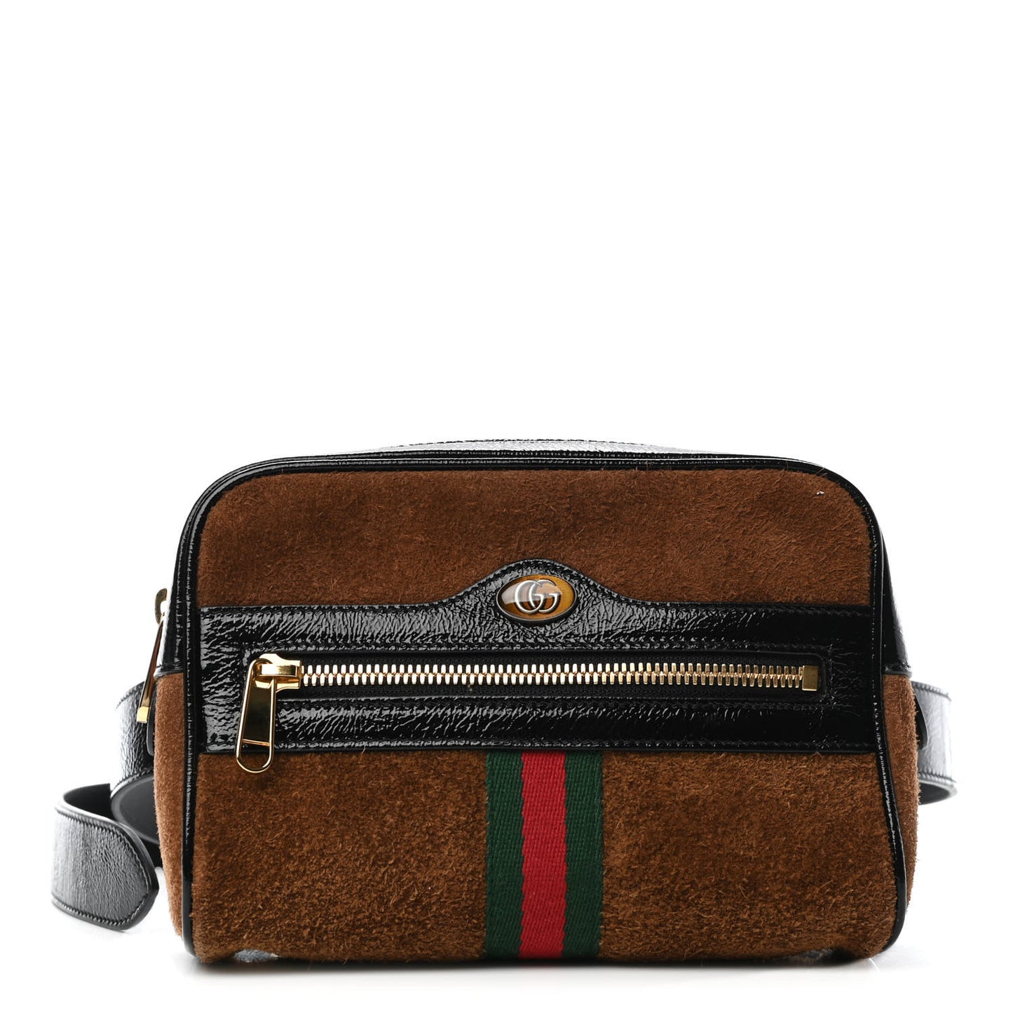 Suede Small Ophidia Belt Bag 85 34 Brown