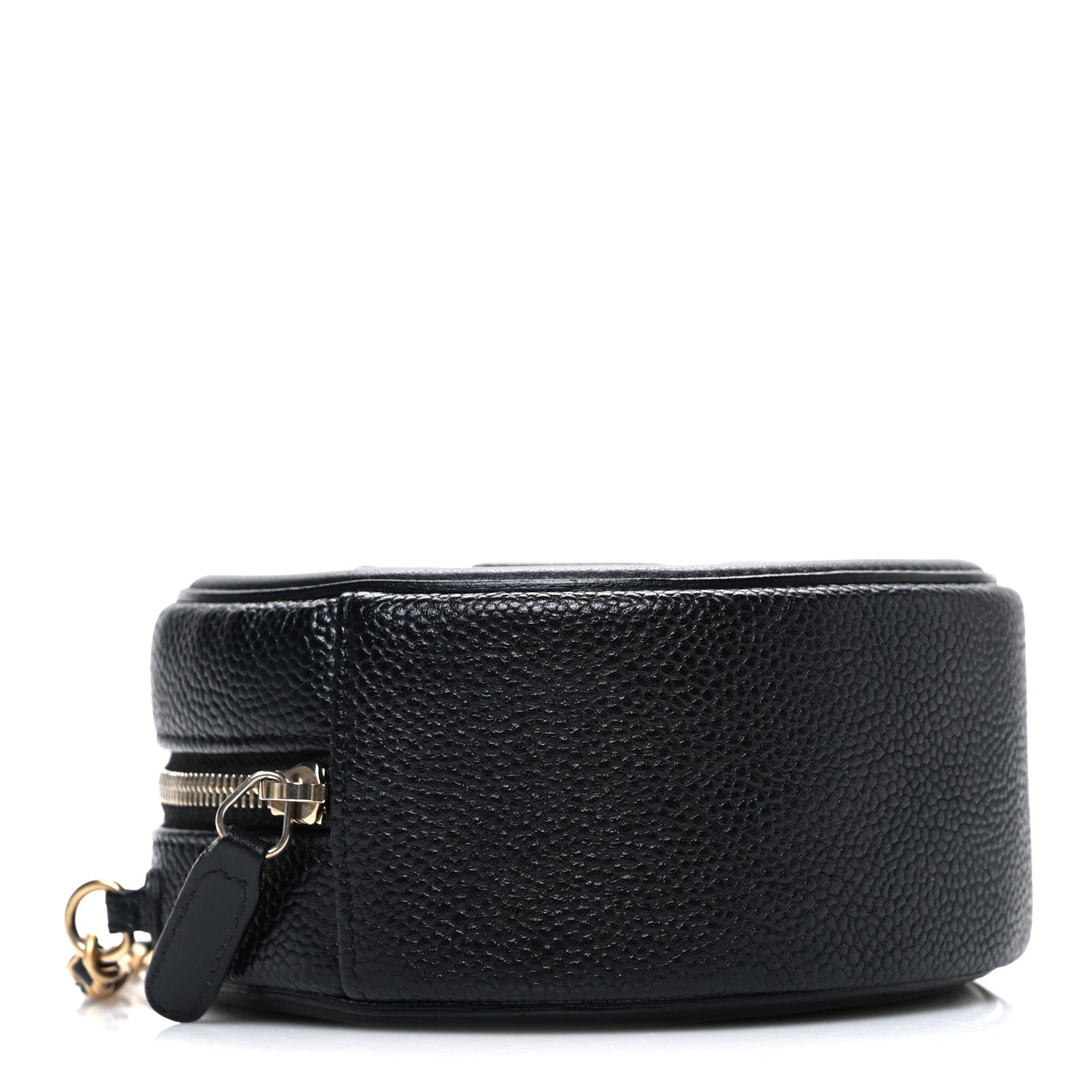 Chanel Caviar Quilted Round Filigree Crossbody Black 4 of 10