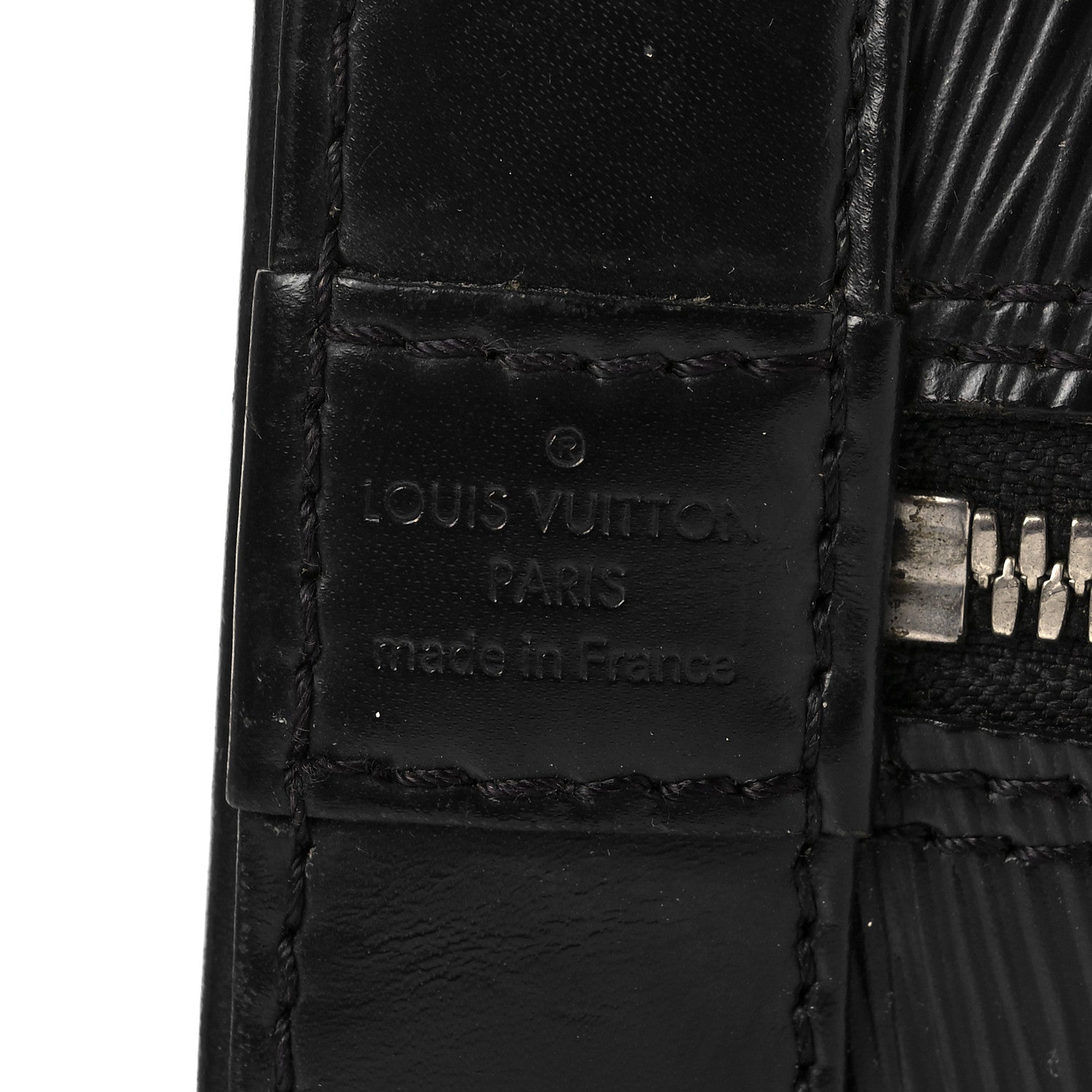 Louis Vuitton Epi Alma BB Black 6 of 8