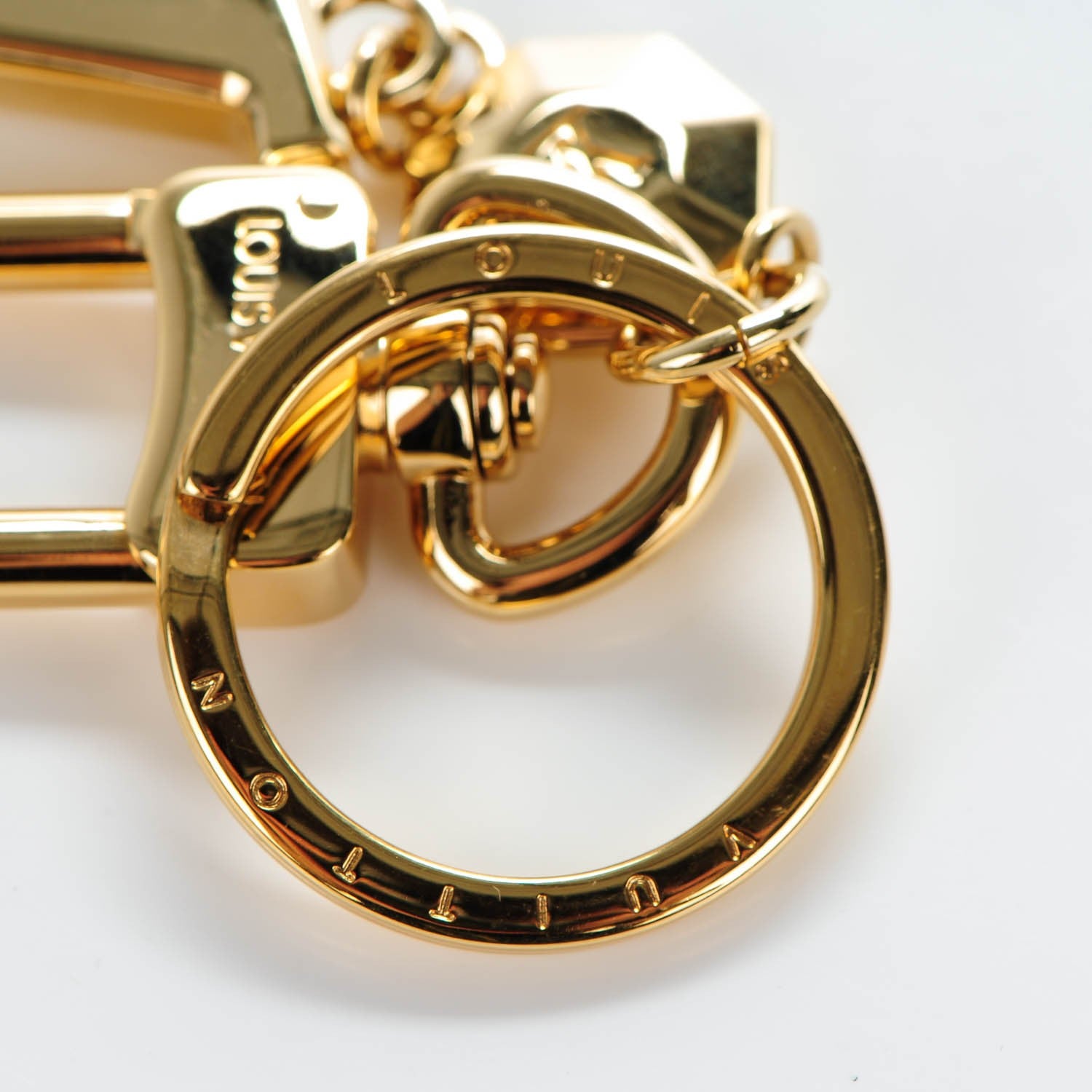 Louis Vuitton LV Facettes Key Holder Gold 5 of 5