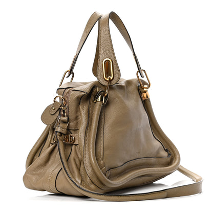 Chloe Calfskin Small Paraty Khaki 2 of 6