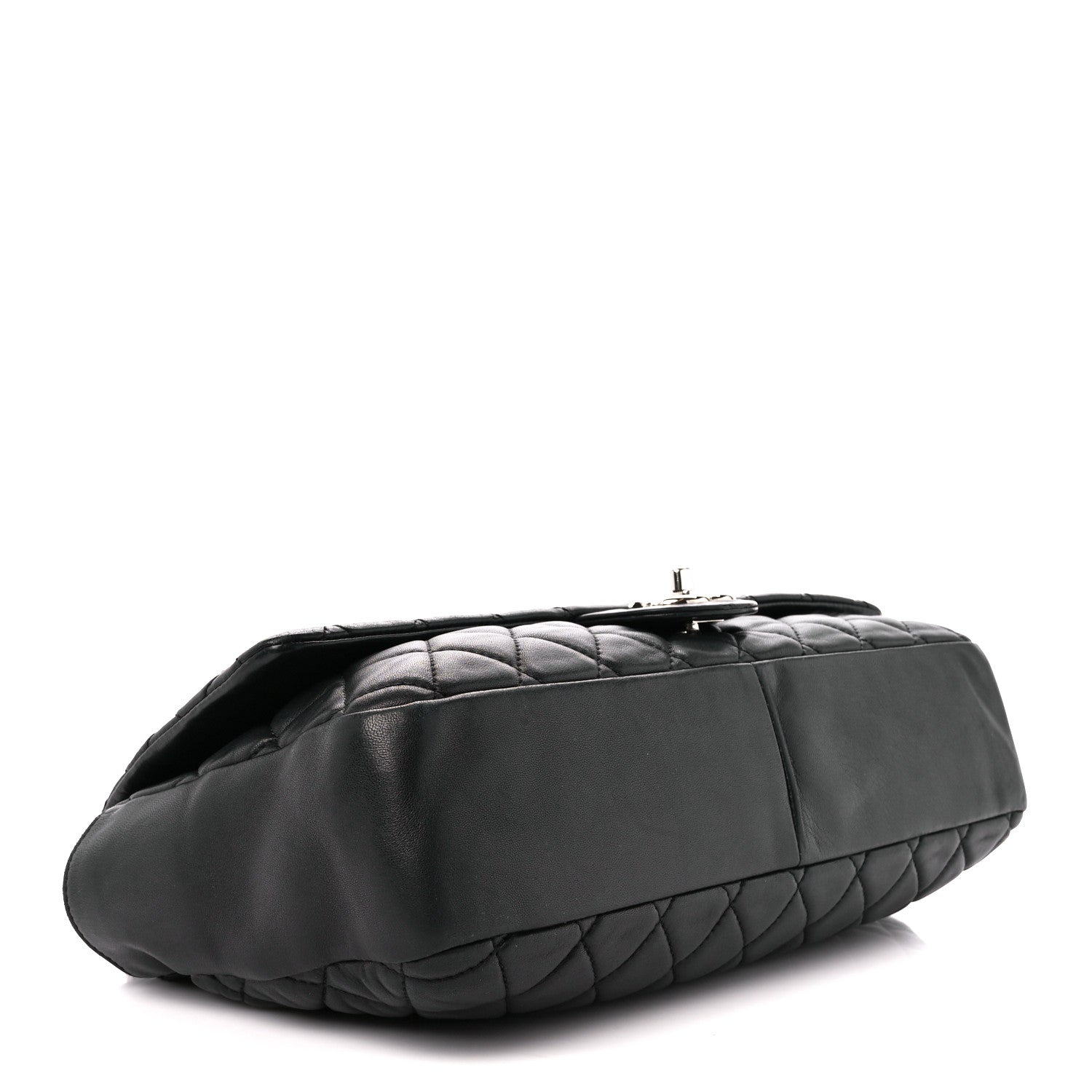 Chanel Lambskin Quilted Jumbo Coco Rain Flap Black 4 of 11