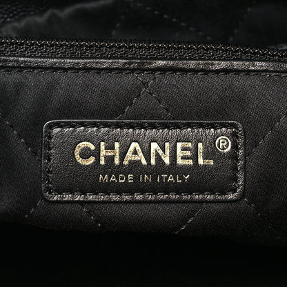 Chanel Shiny Caviar Quilted Monochrome 22 Black 7 of 10