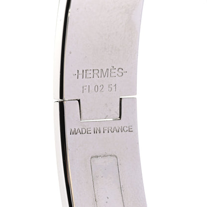 Hermes Enamel Narrow Clic Clac H Bracelet PM Lilas 5 of 5