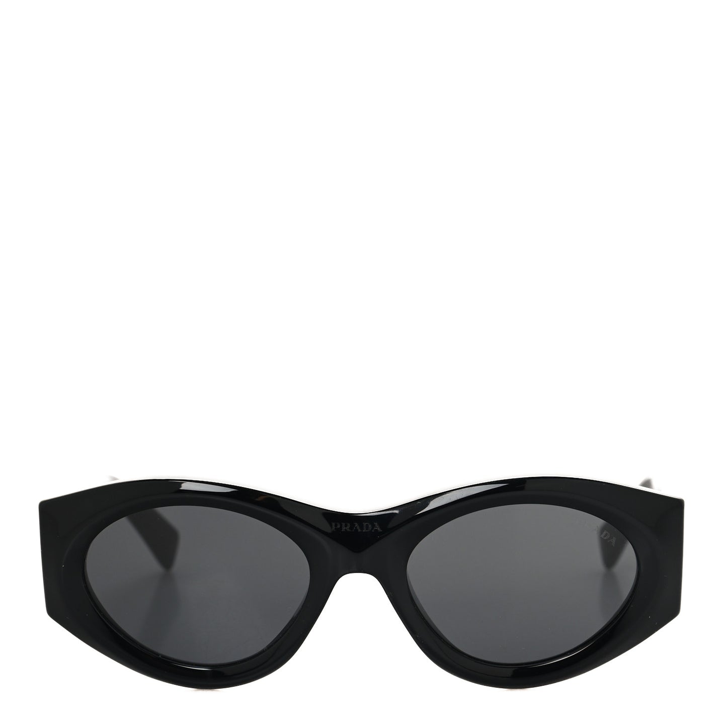 Acetate Oval Symbole Sunglasses SPR 20Z Black