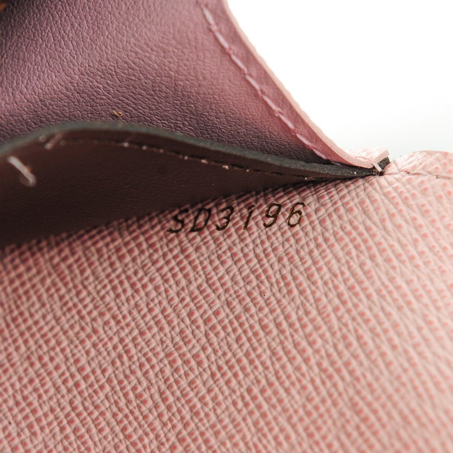 Monogram Emilie Wallet Rose Ballerine