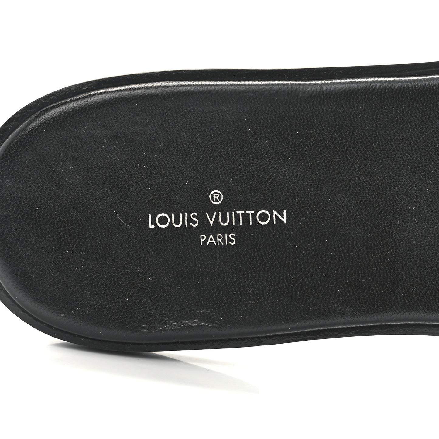 Patent Monogram Lock It Flat Mules 39