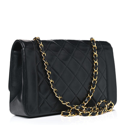 Chanel Lambskin Quilted Medium Single Flap Black 3 of 10