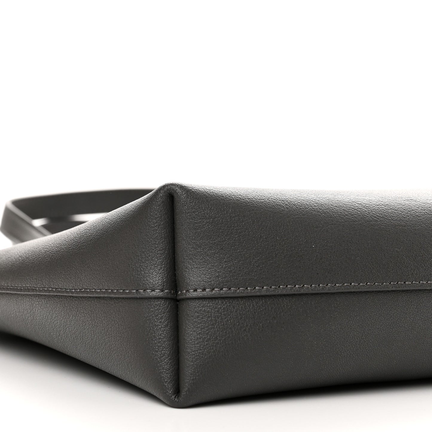 Calfskin Toy Shopping Tote Earth Grey